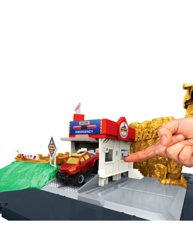 MTHBD74_HHH32,Matchbox Set Action Drivers Canionul Cu Sunete Si Lumini