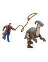 MTHDX46_GWM29,Jurassic World Dominion Set 2 Figurine Owen Si Parasaurolophus