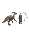 MTHDX46_GWM29,Jurassic World Dominion Set 2 Figurine Owen Si Parasaurolophus