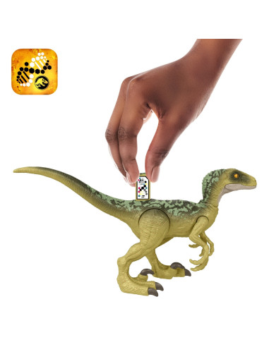 MTHDX46_HGP77,Jurassic World Dominion Set 2 Figurine Dr. Ian Malcolm Si Velociraptor