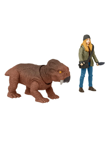 MTHDX46_HGP78,Jurassic World Dominion Set 2 Figurine Maisie Si Si Velociraptor Beta