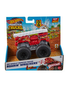 MTHDX60_HDX65,Hot Wheels Monster Truck Roarin Wreckers 5alarm Cu Functii Si Sunete Scara 1:43