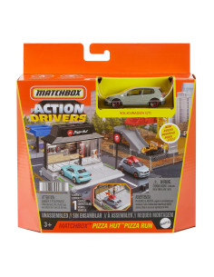 MTHJT89_HJT90,Matchbox Set Action Drivers Pizza Hut