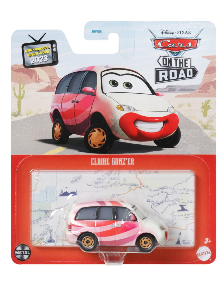 MTDXV29_HKY30,Masinuta Metalica Cars3 Personajul Claire Gunzer