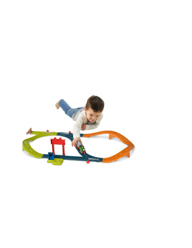 MTHGY82_HPM63,Thomas Set De Joaca Cu Locomotiva Push Along Percy Si Accesorii