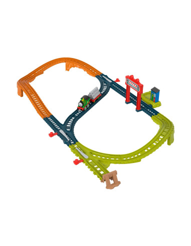 MTHGY82_HPM63,Thomas Set De Joaca Cu Locomotiva Push Along Percy Si Accesorii