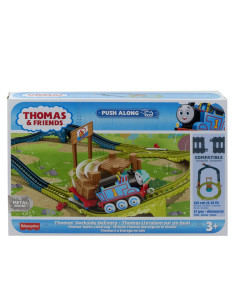 MTHGY82_HPM64,Thomas Set De Joaca Cu Locomotiva Push Along Thomas Si Accesorii