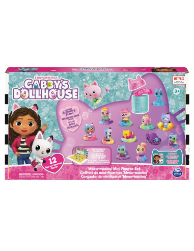 6065351,Gabbys Dollhouse Set 12 Mini Figurine