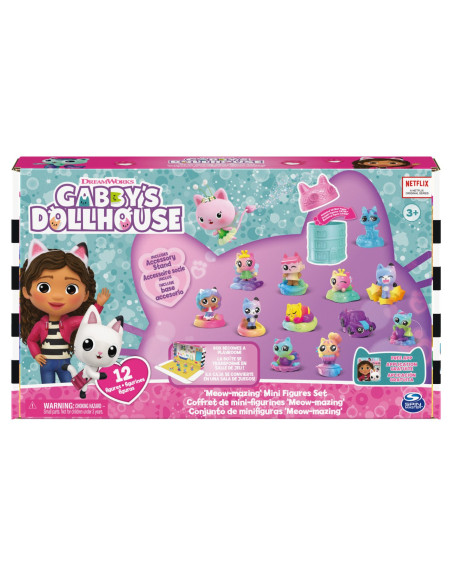 6065351,Gabbys Dollhouse Set 12 Mini Figurine
