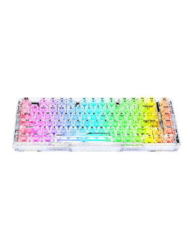 K649CT-RGB-PRO,Tastatura gaming mecanica Bluetooth cu si fara fir Redragon Elf PRO transparenta iluminare RGB