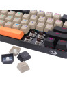 K530-OG-GY-BK-RGB-PRO_BR,Tastatura Bluetooth si cu fir gaming mecanica Redragon Draconic Pro neagra taste negre gri si portocali