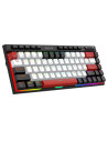 K635WBR-RGB-PRO_RD,Tastatura gaming mecanica Bluetooth cu si fara fir Redragon Magic-Wand Mini PRO iluminare RGB taste albe negr