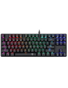 T-TGK313R-BL,Tastatura mecanica T-Dagger Bora neagra iluminare Rainbow