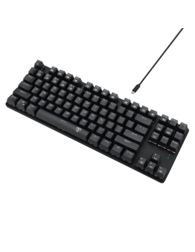 T-TGK313R-BL,Tastatura mecanica T-Dagger Bora neagra iluminare Rainbow