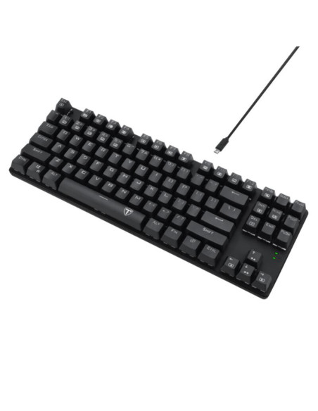T-TGK313R-BL,Tastatura mecanica T-Dagger Bora neagra iluminare Rainbow
