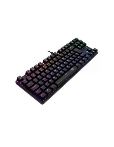 T-TGK313R-BL,Tastatura mecanica T-Dagger Bora neagra iluminare Rainbow