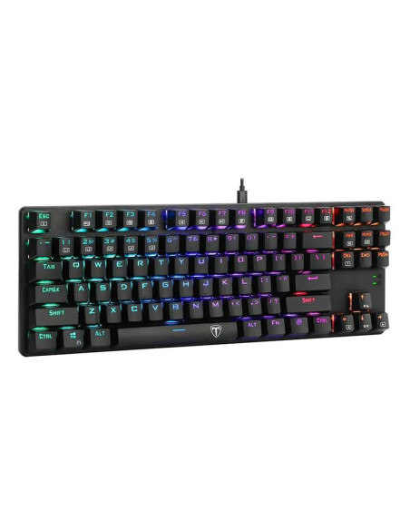 T-TGK313R-BL,Tastatura mecanica T-Dagger Bora neagra iluminare Rainbow