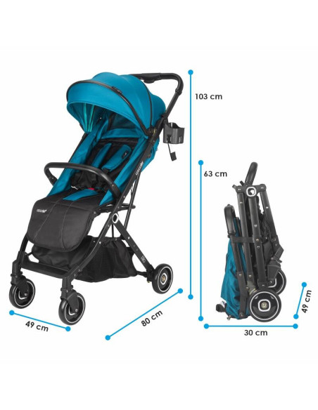 323032032,Carucior sport Coccolle Alla Turquoise tide