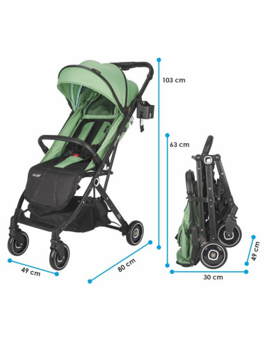 323032080,Carucior sport Coccolle Alla Mistletoe green