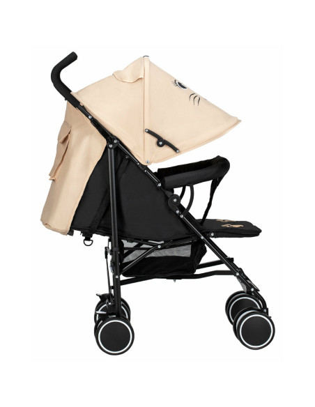 BN-48570,Carucior sport, Simple, Spatar si suport picioare reglabile, Capotina cu fereastra, Conform cu standardele de siguranta