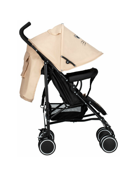 BN-48570,Carucior sport, Simple, Spatar si suport picioare reglabile, Capotina cu fereastra, Conform cu standardele de siguranta