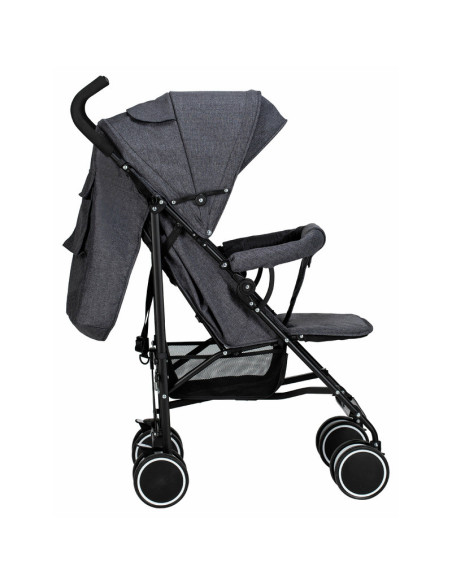 BN-48532,Carucior sport, Simple, Spatar si suport picioare reglabile, Capotina cu fereastra, Conform cu standardele de siguranta