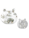 BN-6426972021593,Qmini - Perna bebelusi Ursulet, Multifunctionala, Cu doua fete, Tesatura pufoasa minky si bumbac, Materiale cer