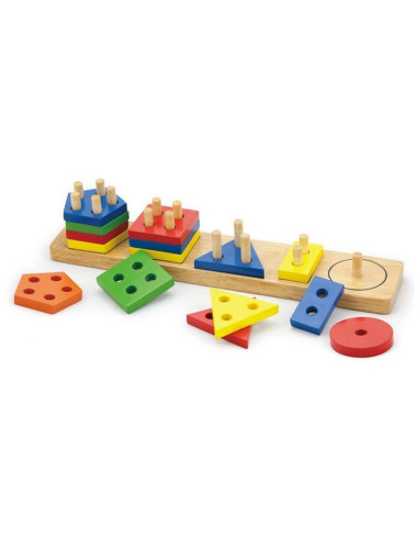 VIG58558,Joc de sortare educativ cu forme geometrice, Viga Toys