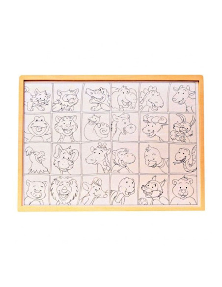 FKP0096,Puzzle mare din lemn, Potriveste imaginile FKP0096,Puzzle mare din lemn, Potriveste imaginile