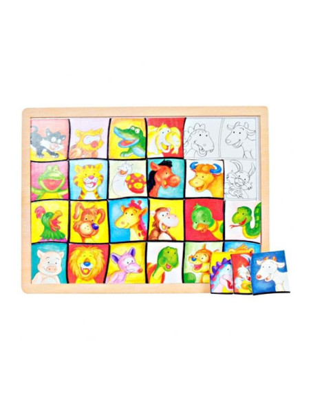 FKP0096,Puzzle mare din lemn, Potriveste imaginile FKP0096,Puzzle mare din lemn, Potriveste imaginile