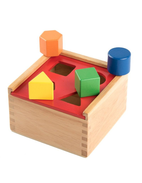 VIG50844,Forme colorate in cutie, Viga Toys