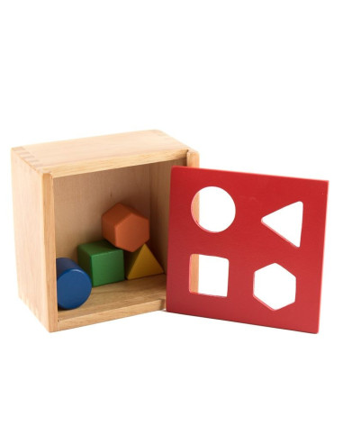 VIG50844,Forme colorate in cutie, Viga Toys