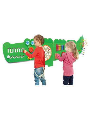 VIG50346,Jucarie de perete multifunctional XXL, Crocodil (187 cm)