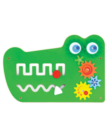 VIG50346,Jucarie de perete multifunctional XXL, Crocodil (187 cm)