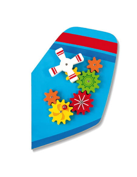 VIG50673,Jucarie de perete multifunctional XXL, Avion, 180 cm