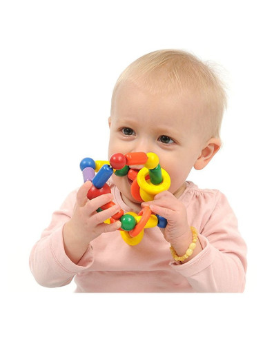 WW-1195,Zornaitoare din lemn cu inele, Wonderworld