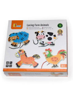 VIG51325,Joc cu sireturi Animale de ferma - Viga 2
