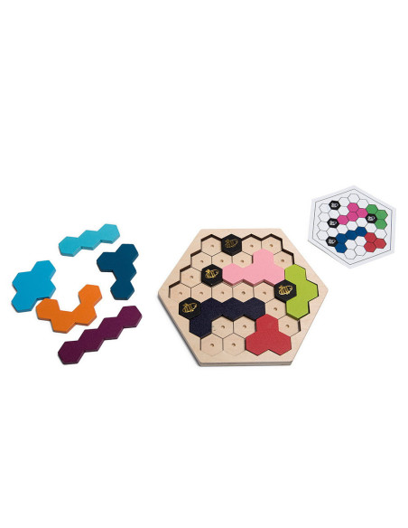 BSGA346,Puzzle Beezz, puzzle din lemn cu provocari