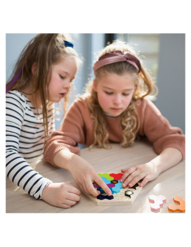 BSGA346,Puzzle Beezz, puzzle din lemn cu provocari