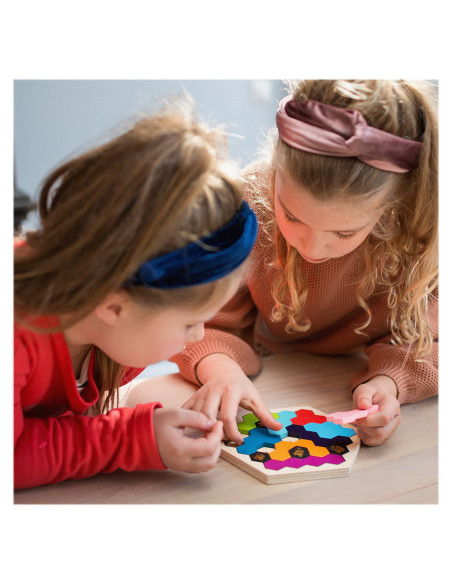 BSGA346,Puzzle Beezz, puzzle din lemn cu provocari