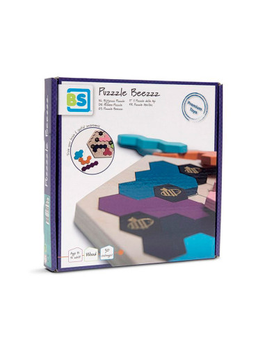BSGA346,Puzzle Beezz, puzzle din lemn cu provocari