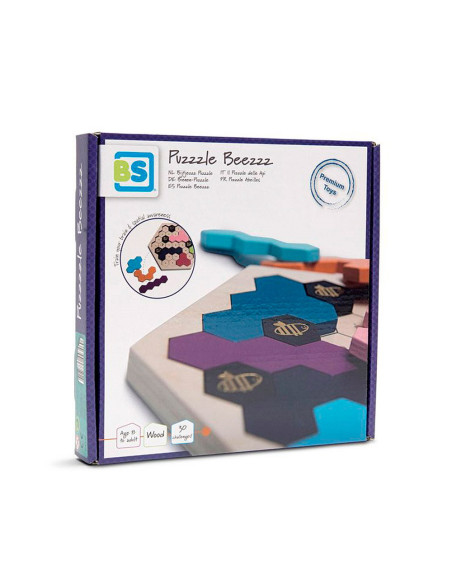BSGA346,Puzzle Beezz, puzzle din lemn cu provocari