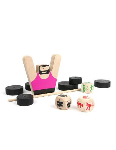 M-MWDB0-001,Woody Builder, joc de motricitate din lemn, Milaniwood