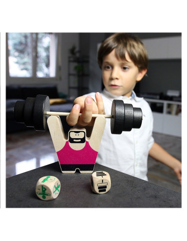 M-MWDB0-001,Woody Builder, joc de motricitate din lemn, Milaniwood