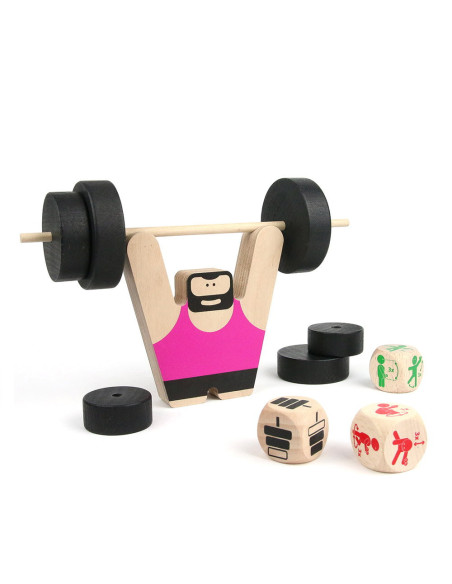 M-MWDB0-001,Woody Builder, joc de motricitate din lemn, Milaniwood