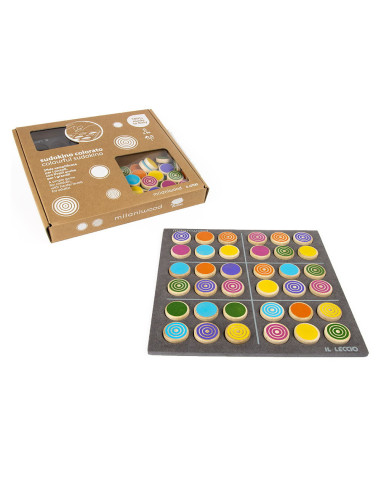 M-MSDK0-001,Sudokino, joc de logica din lemn, Milaniwood