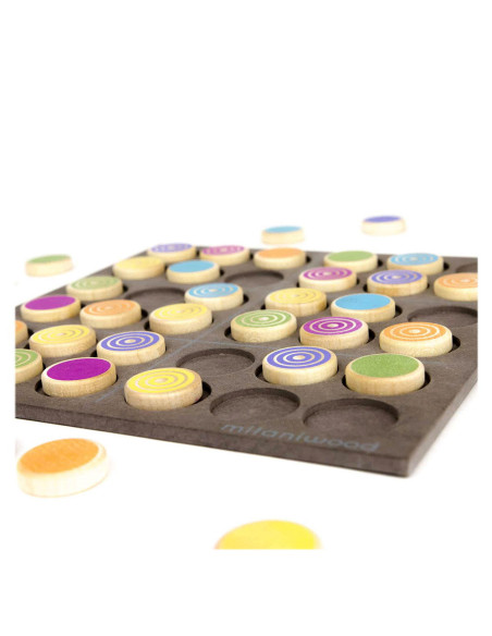 M-MSDK0-001,Sudokino, joc de logica din lemn, Milaniwood