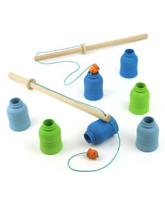 M-MCMW-001,Fish & Clean, joc de pescuit din lemn, Milaniwood 2