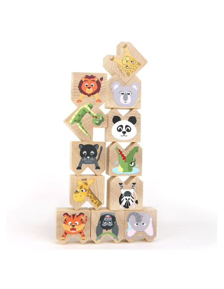 M-MCMW-005,Animale exotice haioase, joc de echilibru, Milaniwood