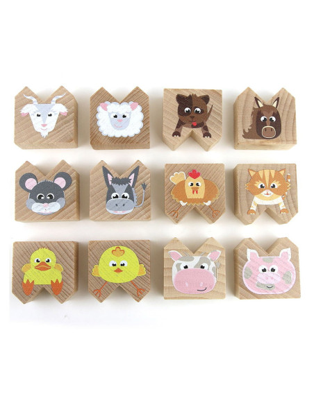 M-MCMW-004,Animale de ferma haioase, joc de echilibru